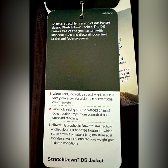 NWTs Mountain Hardwear StretchDown DS Jacket. Dark Tannin. Women’s XS - Picture 6 of 8